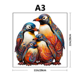 Wooden Animal Jigsaw Puzzle – Creative Brain Game for Teens & Adults