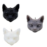 Three-Eyed Cat Gothic Scented Candle – Halloween Aromatherapy & Home Décor