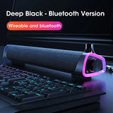 Bluetooth 5.0 Computer Speaker Bar with 4D Stereo Sound for Laptops and PCs