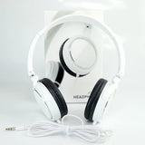 Auriculares supraurales con cable y cancelación de ruido: plegables, portátiles y con sonido estéreo para juegos, música y deportes