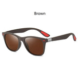 Vintage Square Unisex Sunglasses – Polarized Anti-Glare UV400 Shades for Driving & Fishing