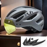 Adult Bike Helmet with LED Light - Lightweight Breathable Cycling Helmet for Men & Women