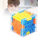 3D Maze Puzzle Cube Toy for Kids and Adults – Brain Teaser Labyrinth Ball Game