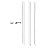 Durable High Borosilicate Glass Drinking Straws – Reusable & Eco-Friendly