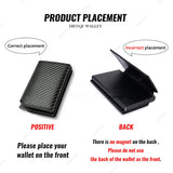 Slim RFID PU Leather Wallet – Trifold Business Card Holder for Men & Women