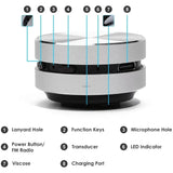 Portable Bluetooth 5.0 Bone Conduction Speaker with TWS Stereo and FM Radio