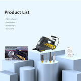 150PSI Portable Electric Tire Inflator with LED Light & Auto Shut-Off – 12V Car Air Compressor