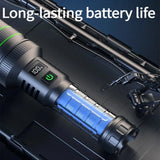High-Power Rechargeable LED Flashlight – Long-Range Zoom Torch for Outdoor & Emergency Use