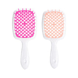Professional Wide-Tooth Comb Set - Air Cushion Scalp Massager for Wet & Dry Hair (2-Pack)