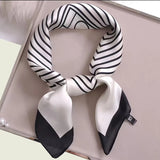 Elegant Striped Polyester Scarf & Shawl for Women – Stylish Accessory for All Seasons