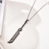 Naruto Kunai Necklace - Anime Metal Pendant Cosplay Accessory