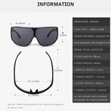 Oversized UV400 Sport Sunglasses – Stylish & Protective Eyewear for Outdoor Adventures