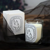 Vela perfumada romántica transparente: fragancia elegante para bodas y regalos