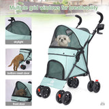 Lightweight Folding Pet Stroller – Travel in Comfort & Style