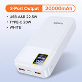 20000mAh PD20W Power Bank with 22.5W Fast Charging - Portable Charger for iPhone & Samsung