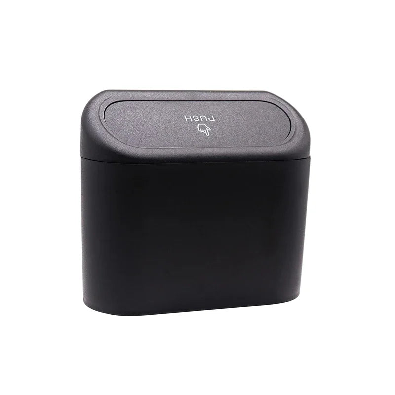 Compact Leakproof Car Trash Can with Lid – Keep Your Car Clean & Organized