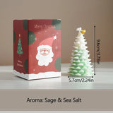 Christmas Tree Scented Candle – Festive Soy Wax Aromatherapy Candle for Holiday Décor & Gifts