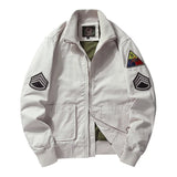 Men’s Military-Style Spring Jacket – Lightweight Tactical Bomber with Pockets (Up to 6XL)