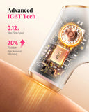 Painless IPL Laser Hair Removal Device for Women & Men – Full Body & Facial Use