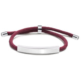 Custom Engraved Couple Bracelets - Personalized Name Braided Jewelry for Men & Women