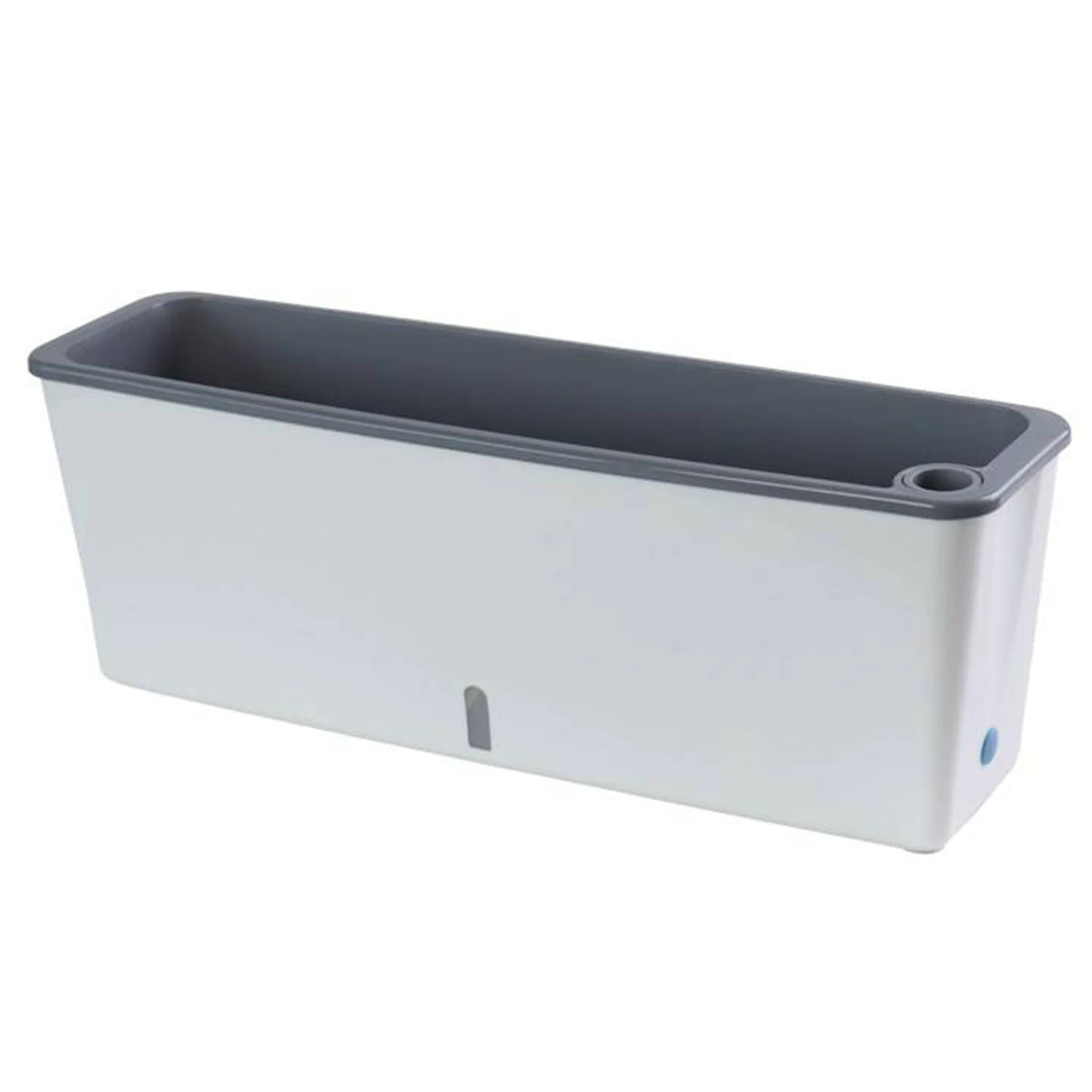 Self-Watering Dual-Layer Indoor Planter Pot with Water Level Indicator