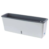 Self-Watering Dual-Layer Indoor Planter Pot with Water Level Indicator