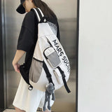 Large Nylon Travel Satchel – Lightweight Waterproof Bag for Women & Men
