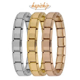 Stainless Steel Hologram Bracelet – Stylish & Durable Unisex Link Chain Jewelry