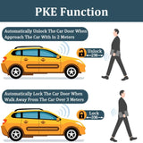 Smart Car Alarm System with Keyless Entry & One-Button Start