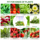 Smart Hydroponic Indoor Plant Growing System with LED Grow Light