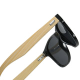 Fashion Bamboo Wood Vintage Oval Sunglasses - UV400 Protection for Outdoor Adventures