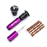 Portable Tubeless Bike Tire Repair Tool with Plugs