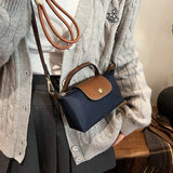 Women's Nylon Saddle Bag – Lightweight, Casual Crossbody Purse with Zipper Closure