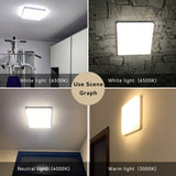 Panel de lámpara de techo LED: accesorio de decoración moderna para el hogar, el dormitorio, el baño y la sala de estar