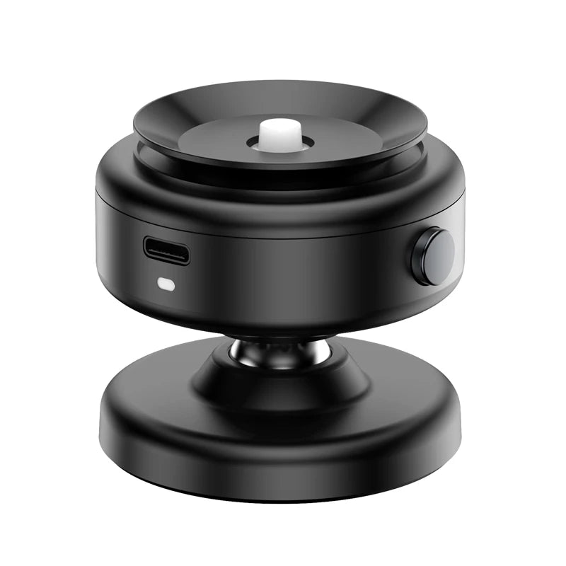 Car Magnetic Vacuum Adsorption Bracket – 360° Rotating Aluminum Alloy Phone Holder