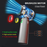 Powerful Cordless Handheld Vacuum Cleaner – 18000PA Suction, Car & Home Use