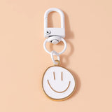 Trendy Smile Face Keychain for Women – Cute Alloy Bag Charm & Key Ring