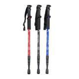 Adjustable Aluminum Trekking Pole with Telescopic Lock – Hiking Stick with Carbon Steel Tip
