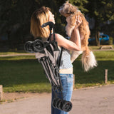 Lightweight Folding Pet Stroller – Travel in Comfort & Style