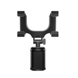 Soporte para teléfono con espejo retrovisor giratorio de 360° para automóvil: ajustable, duradero y de ajuste universal
