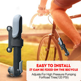 Mini Portable Bike Pump with Pressure Gauge for AV/FV Valves