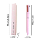 4-in-1 Waterproof Makeup Pen - Eyebrow Pencil, Lip Liner, Eyeliner & Highlighter