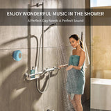 Waterproof Bluetooth Shower Speaker with Suction Cup – Portable Wireless Stereo for Outdoor & Bathroom Use