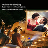 Portable WiFi Smart Projector - 1080P Support with Wireless Screen Mirroring