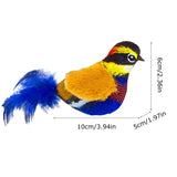 Interactive Feather Bird Cat Toy with Realistic Sounds