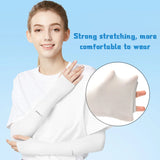 Ice Silk UV Protection Arm Sleeves – Cooling Compression for Outdoor Sports