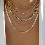 Collar vintage de varios estilos en color dorado nuevo para mujer, conjunto de collares con colgante de cristal multicapa de estilo bohemio y moderno, regalos de joyería