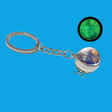 Luminous Galaxy Planet Keychain – Glow in the Dark Solar System Charm