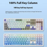 Wireless Mechanical Keyboard – Hot Swappable, RGB Backlit, Ergonomic Full-Size Gaming Keyboard