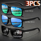 Men's Polarized Sunglasses – UV400 Protection & Anti-Glare Rectangle Frames
